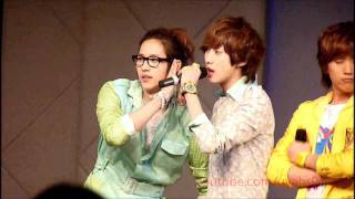 [FANCAM] 110809 B1A4 SG SHOWCASE - BLING GIRL