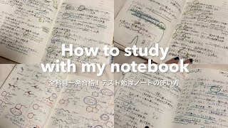 How to study with my notebook during finals🇯🇵 | pharmacy college student |