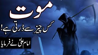 Mout Ks Cheez Se Darti hai Hazrat Imam Ali as Qol | Mout k Bad | Angel of Death | Mehrban Ali
