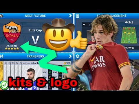 How To Make AS Roma New kits & Logo 2019/2020 Dream League Soccer 2019