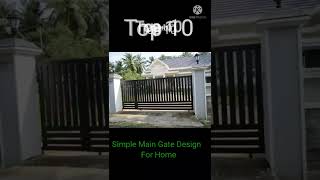 Top 10 Simple \u0026 Low budget main gate design 2022 #Shorts