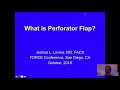 what is a perforator flap in breast reconstruction force conference joshua l. levine md facs.