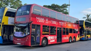 🇭🇰Hong Kong Bus 城巴 CityBus Alexander Dennis Enviro500 MMC New Facelift 6444 @ B3A 屯門(山景)➡️深圳灣口岸