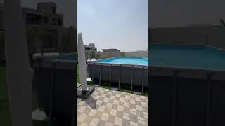 INTEX ultra frame pool 975 cm 488 cm 132 cm delivery and installation all over uae 00971551650185