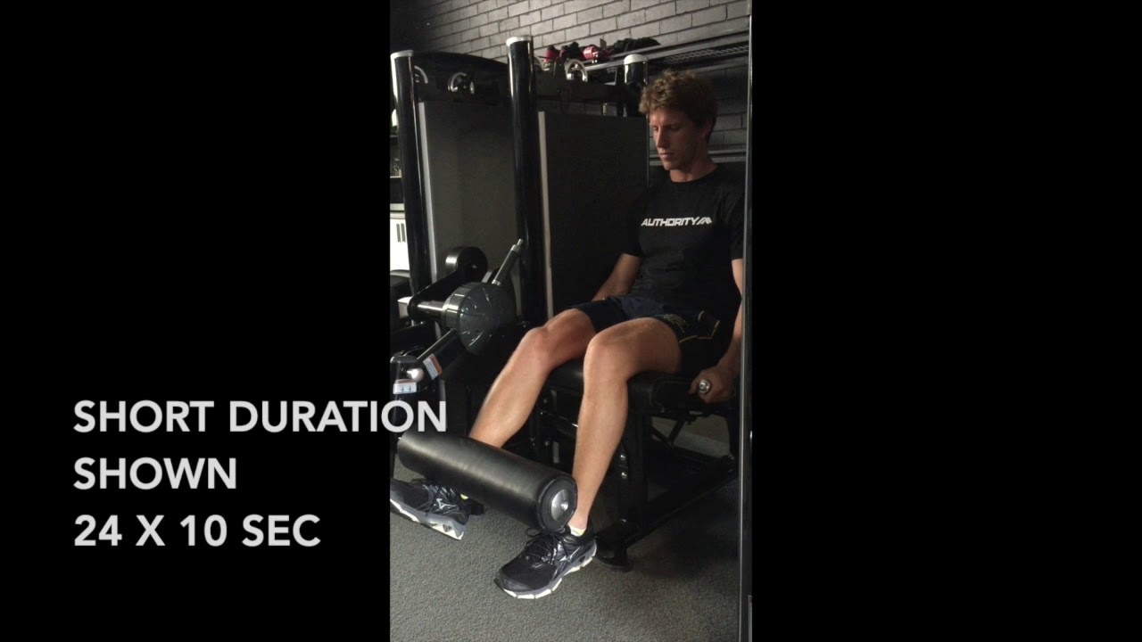 Isometric Knee Extension Youtube