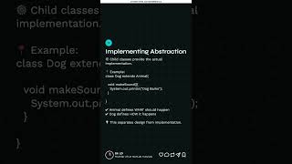 Java Abstraction Explained | OOP Tutorial for Beginners #programming #codeprep #coding #itstudents