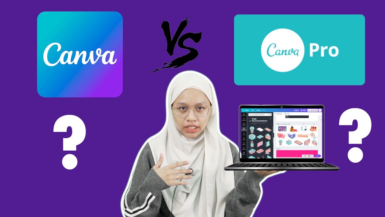 Perbezaan Canva Basic Dengan Canva Pro - YouTube