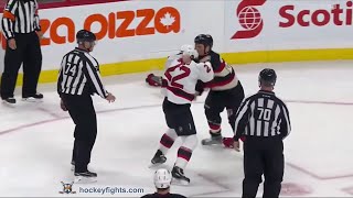 Jordin Tootoo vs Chris Neil Oct 22, 2015