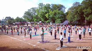 5th international yoga day celebration.... Organize by elaihner thonder parthiban mecheri...