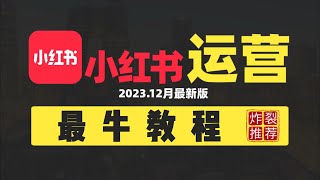 【副业推荐】2024新媒体运营全平台流量运营策略及运营方向，最牛的小红书运营系统课！价值3w的新媒体运营 +Ai运营技巧，新手做小红书看着套就够了！