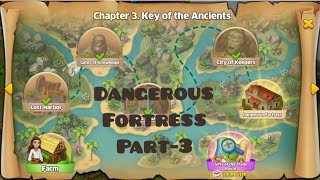 Solved dangerous fortress puzzle part-3/island Questaway/key of the ancients/chapter- 3