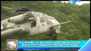 Philippines-U.S. bilateral exercise balikatan begins with community projects in Albay