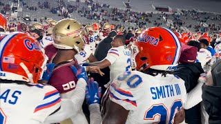 Postgame Scuffle Between UF \u0026 FSU | Florida Gators Football