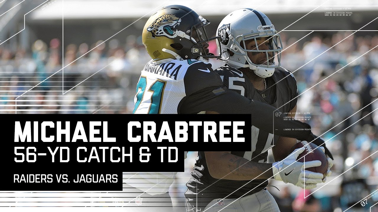 Michael Crabtree's Amazing 56-Yard Grab & TD Catch! | Raiders Vs ...