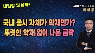 [내일장 뭐 살까?] 국내 증시 자체가 악재인가? 뚜렷한 악재 없이 나온 급락 | 박창윤 대표 | 주식 | 주가 | 투자 |