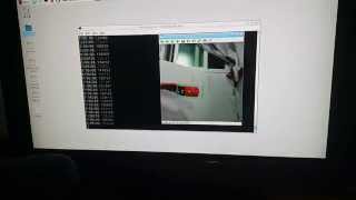 Camshift + Kalmanfilter with OpenCV & python on RaspberryPi B2 - tracking pan&tilt
