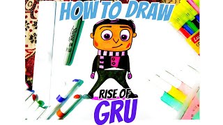 Let's Draw Gru From Minions: Rise Of Gru