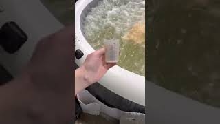 Clearing up cloudy water in hot tub