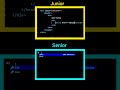 HTML Emmet code Junior vs senior coding #htmltutorial #html #htmlcode