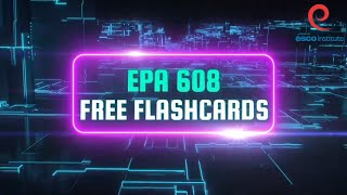 EPA Test Section 608 Study Guide Free Flashcards