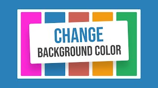 How To Change Background Color In Html Css & JavaScript