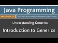Learn Java Programming - Introduction to Generics Tutorial