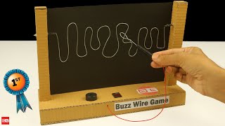 How to Make Buzz Wire Game at Home