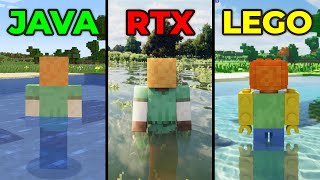 Minecraft Java vs Lego vs RTX