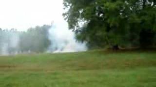 construction barrel destruction