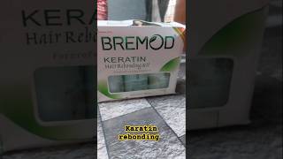 Bremod keratin rebounding on chemicaltreated hair |Hair Treatment | #karatin #bremod #rebonding