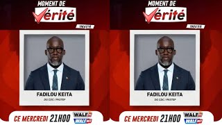 FADILOU KEITA est l'invité de Issa Tine dans Moment de Vérité de ce Mercredi 27 Novembre 2024