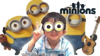 UFOキャッチャーでミ二オンズメガネGET【MINIONS EYEGLASSES】