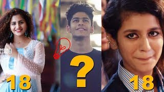 Real Ages Of Aru Adaar Love Casts | Priya Prakash Varrier | 2018 Trend