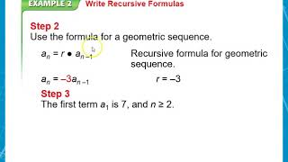 7.8 - Recursive Formulas