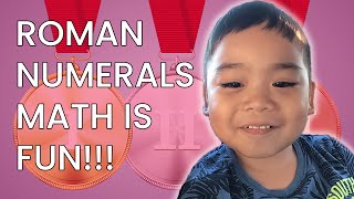 3 YEAR OLD BOY CAN WRITE ROMAN NUMERALS | MATH IS FUN | BEST IN NUMBERS | AMAZING KID