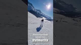 Michelle Hunziker scia a St. Moritz ⛷️ - Michelle Hunziker IG stories