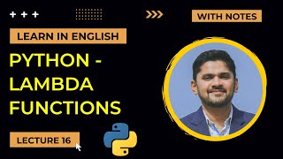 16. Python Lambda Functions Tutorial | Python Tutorial for Beginners | Amit Thinks