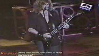 Megadeth: Youthanasia Tour | Estadio Obras Sanitarias (1994-12-02) VHS-rip 720 HD
