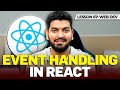 Event Handling in React 2024