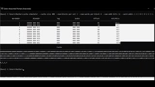 Cache Simulator with Python - Advance Computer Architecture Assignment