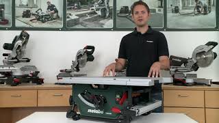 Presentation - โต๊ะเลื่อยวงเดือน 10 นิ้ว Metabo TS 254 M