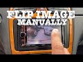 Flip image or reverse camera image manually on a cheap reversing camera