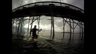 Christmas Day SUP Surf Session (12-25-2013)