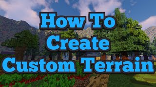 How to create Custom Mountains / Terrain in Minecraft [FREE!] | Minecraft Plugin Tutorial | Fast
