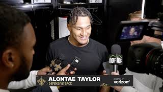 Alontae Taylor talks defensive performance against Panthers | New Orleans Saints