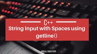 How to take Input String || String Input With Spaces Using Getline( ) in C++ Programming #program