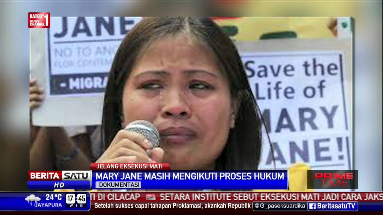 Masih Ikuti Proses Hukum, Mary Jane Kembali Lolos Eksekusi Mati - YouTube