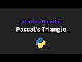 Pascal's Triangle - Leetcode 118 - Python