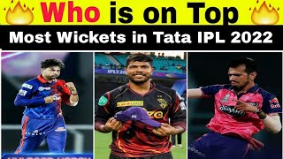 Top 5 Players With Most Wickets in IPL 2022 || #shorts #purplecap #chahal #kuldeep #umesh