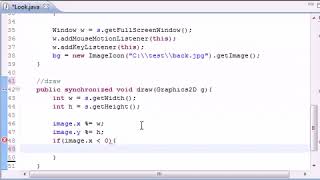 Java Game Development | Chapter - 34 Mouselooks draw Method ‏